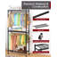 Bonville 84cm Rolling Clothing Rack-1394999557