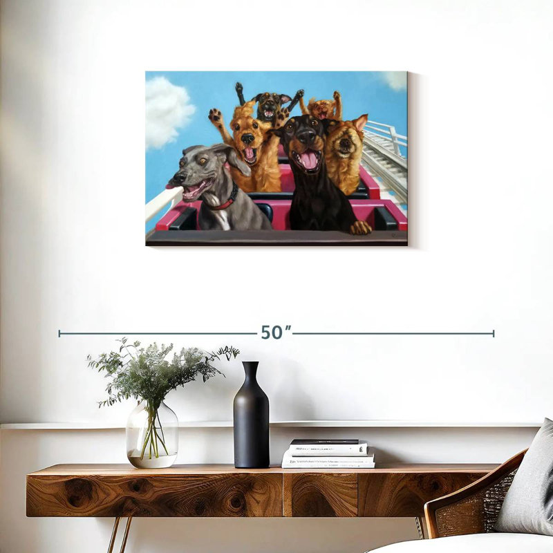Brampt Thrill Seekers, 20" H x 30" W