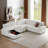Oversized Modular Storage Sectional Sofa Couch, Free Combination L/U Shaped Corduroy Upholstered Deep Seat Furniture Convertible Sleeper Sofabed-108652453