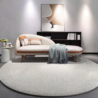 Faux leather chaise longue solid wood frame