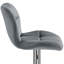 Modern Velvet Adjustable Height Counter Swivel  Stool Bar Chair with Footrest -1235305297