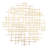 Abstract Lines Round Hanging Dimensional Sculpture-111302632-111302634