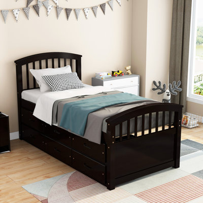 Slat Storage Bed
