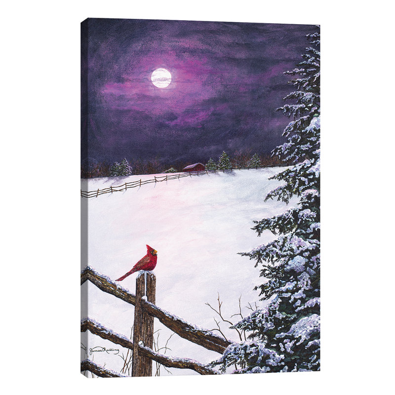 Deep Mauve Midnight by James Redding - Wrapped Canvas Print, 66.04 cm H x 45.72 cm W x 1.91 cm D