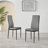 Edzard Chrome & White High Gloss Dining Table Set with 4 Luxury Faux Leather Dining Chairs-525531521