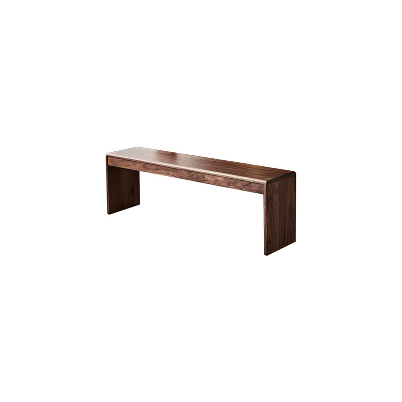 Banc en bois massif Taciser, H 16,53 po x l 55,11 po x P 12,59 po
