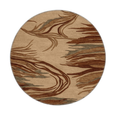 Tapis d'intérieur et d'extérieur brun Nature