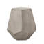 Charmante table d'appoint d'extérieur en béton léger au design moderne