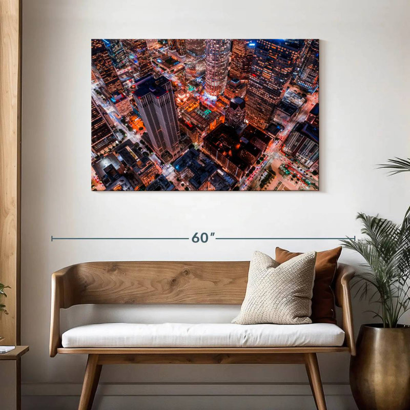 Sireci Los Angeles Night Lights, 30" H x 45" W