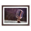 Steel Vocal Microphone - Framed Print-56706331-56706329