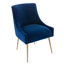 Chaise d'appoint en velours l 22 po Johileny-1011543624