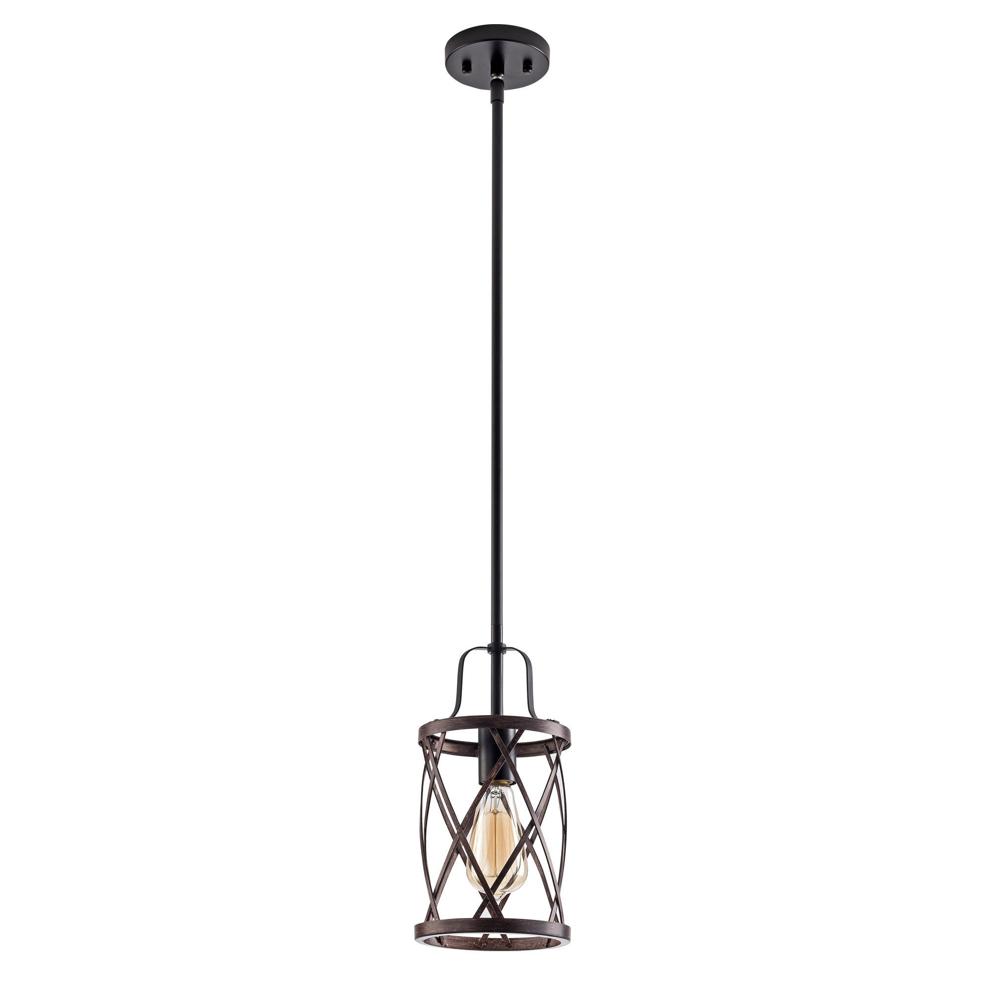 SIMPOL HOME 1 - Light Bronze Lantern Pendant | Wayfair