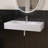 32'' Wall Mounted Bathroom Sink Solid Surface Sink With Faucet Hole