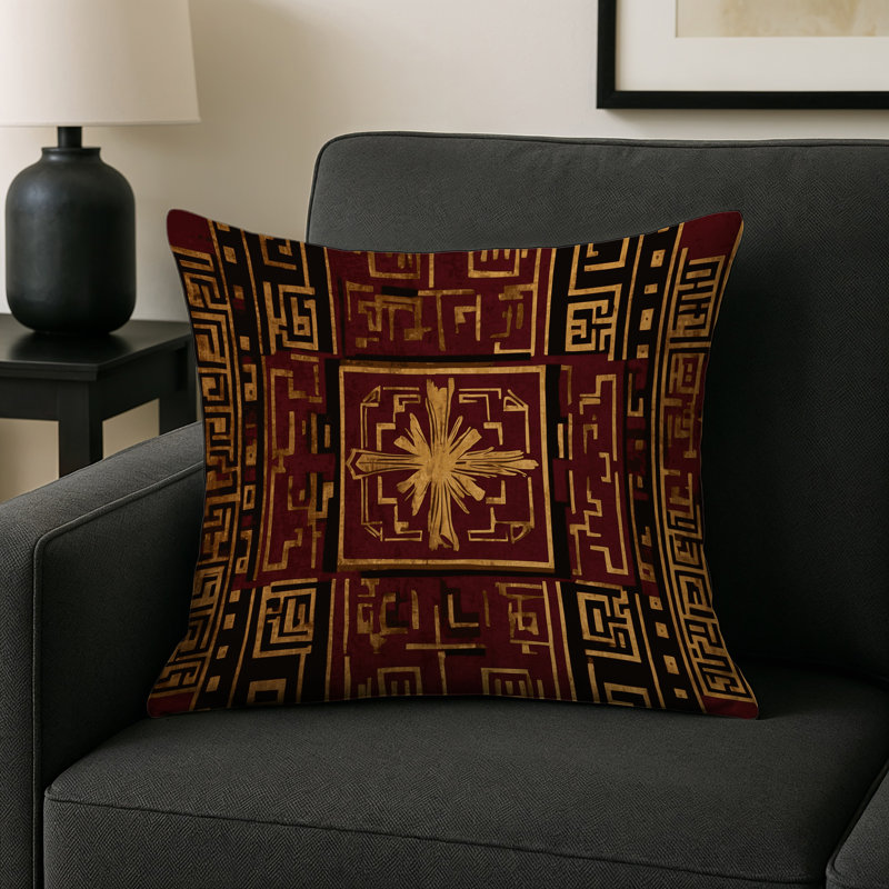 Goldleaf Embrace Indoor And Outdoor Throw Pillow, Square 16"
