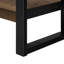 Table d'appoint Adabel, côté, bout, table de chevet, lampe, salon, chambre à coucher, métal, stratifié-1261568951