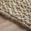 Tapis taupe en laine crocheté à la main Amaty-997749034