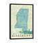 «Mississippi Map», impression sur toile-72301680-72301679-72301685