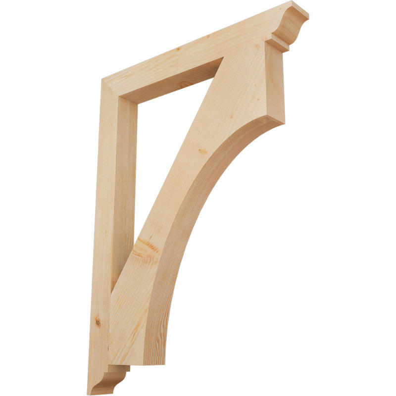 Support traditionnel Westlake, Lisse, Douglas, H 46 po x l 3,5 po x P 34 po