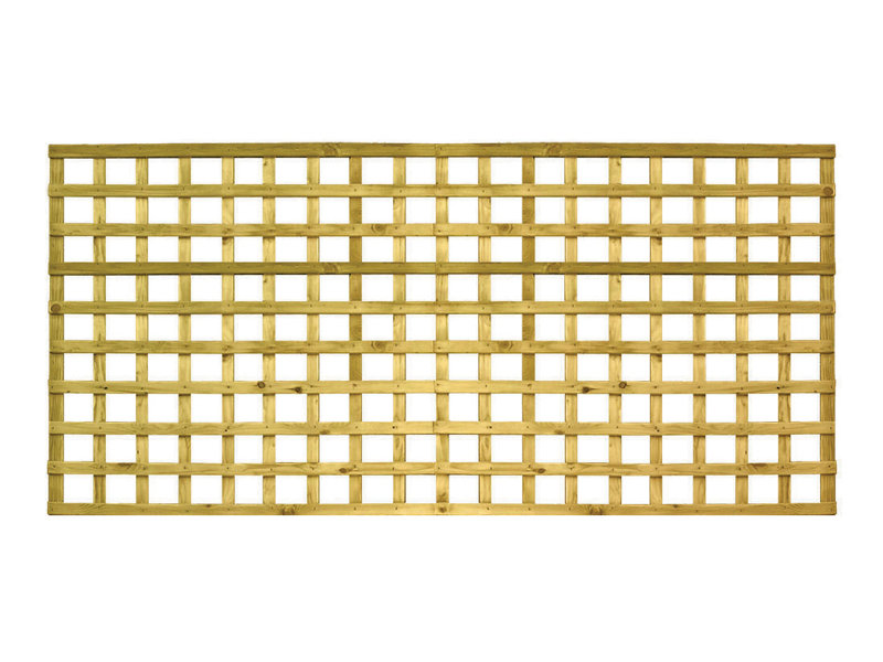 Buchhi 183cm W Wood Lattice Panel Trellis, 90cm H x 183cm W x 20cm D