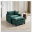 Fauteuil club en tissu d'ameublement en chenille-1660826298