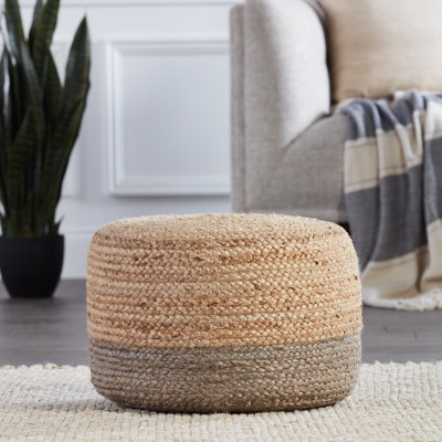 Teele 18" Wide Round Pouf Ottoman