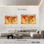 «World Map Old Compass World Map», reproduction sur toile 3 pièces par Tess P-93058343