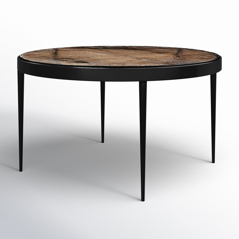 Yoko Coffee Table, Smoked Brown, 16.25" H x 32" L x 32" W
