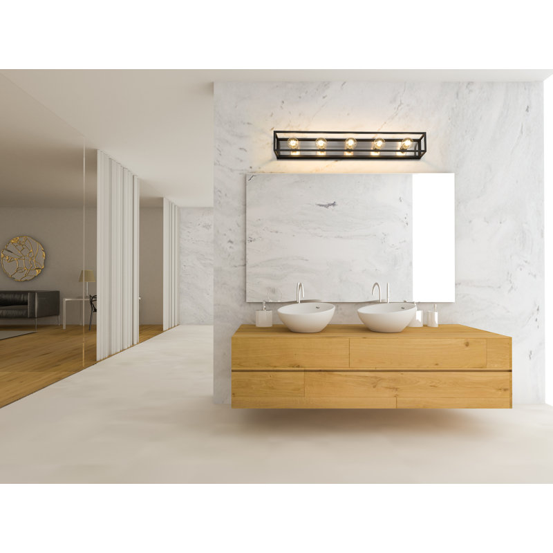 Weingartner 5 - Light Dimmable Vanity Light, Brushed Nickel
