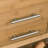 Bamboo Kitchen Island Cart on Wheels with 2 Storage Drawers and Open Shelves for Enhanced Mobility and Storage