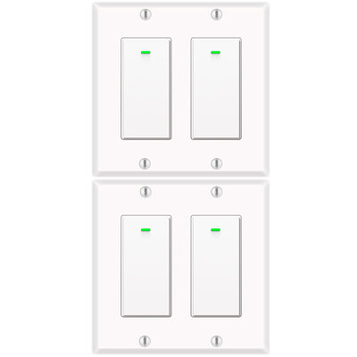 15 Amps Tamper Resistant 3-way Rocker Light Switch