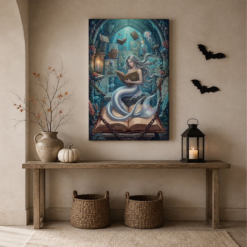 Art sur toile Halloween, H 48 po x l 32 po