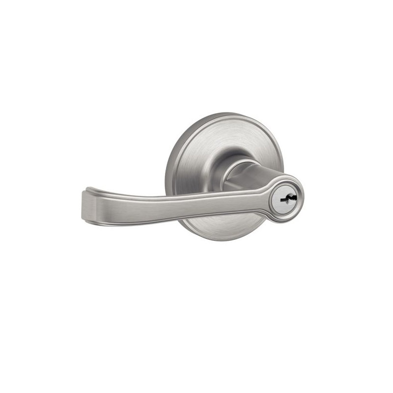 Torino Lever Keyed Entry Lock, Satin Stainless Steel, Yes, Keyed Alike