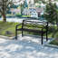 Aneecia Iron Outdoor Bench