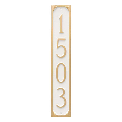 Lily Column Address Plaque