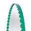 Metal Oval Wall Mirror-88626380