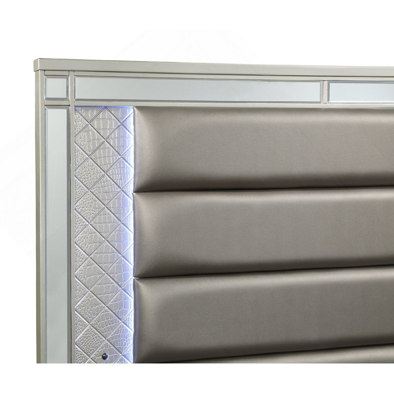 Éclairage à DEL capitonné luxueux et luxueux avec panneau à panneau latéral 1pc, Grand