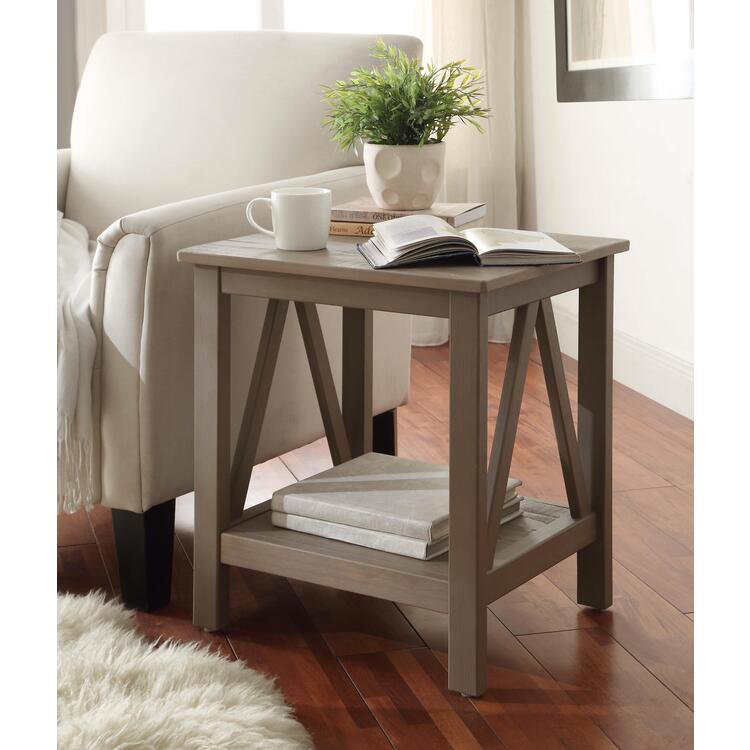  Titian Driftwood End Table