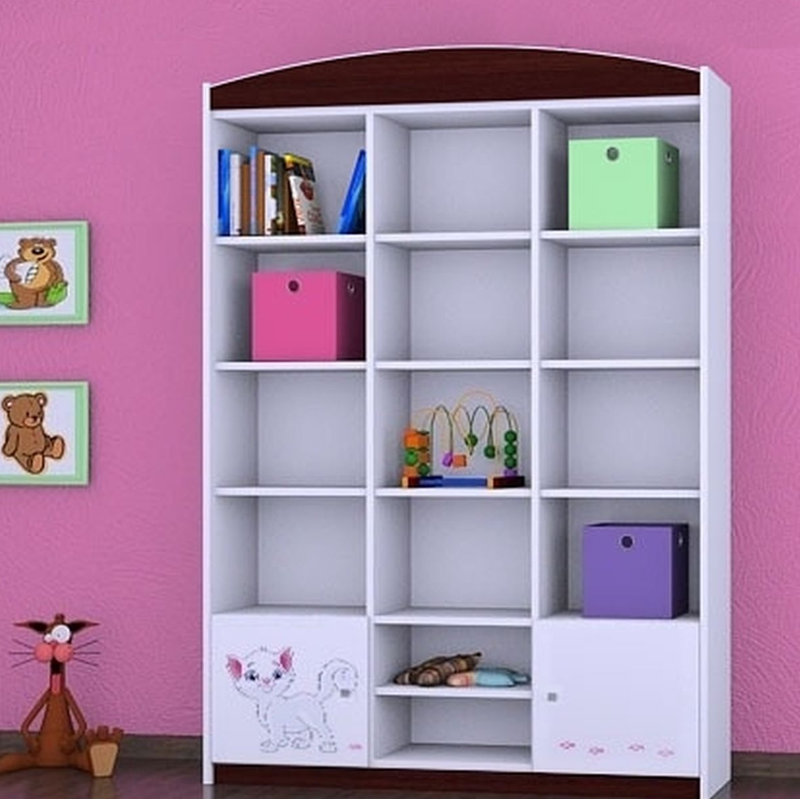 Jonas 183cm H X 132cm W Kids Cube, Wenge