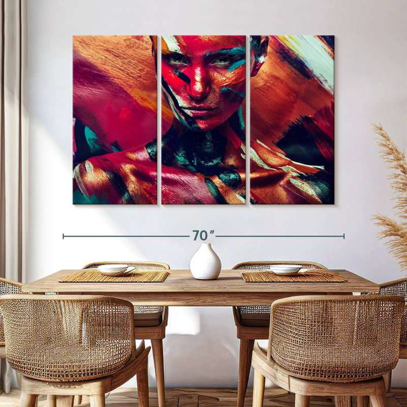 Senne Amazon Female Portrait, 42" H x 65" W