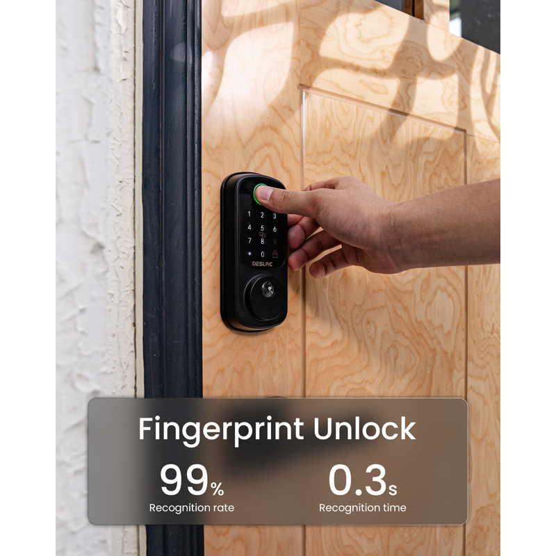 Desloc Fingerprint Smart Lock With Bluetooth