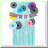 Navy Blue Birthday Decorations Kit with Silver Banner