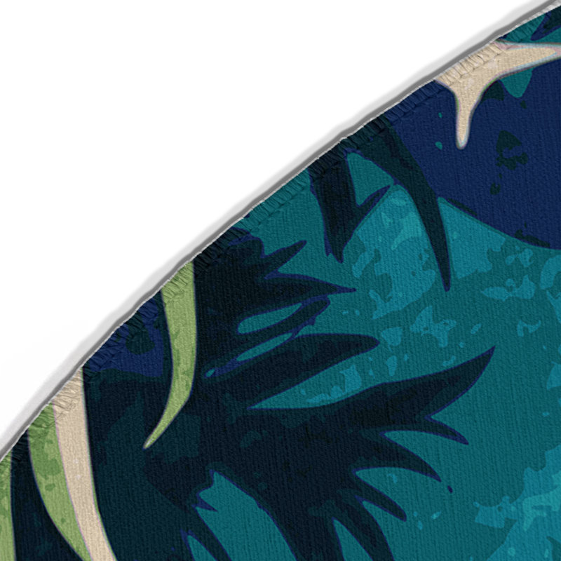 Radiant Roots Indoor And Outdoor Area Rug, Round 5'