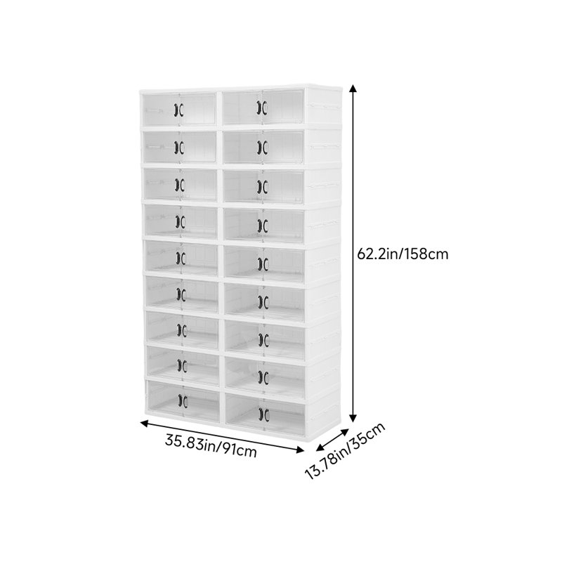 36 Pair Shoe Rack