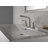 Vesna Widespread Bathroom Faucet 3 Hole, 2-handle Bathroom Sink Faucet with Drain Assembly-48544050
