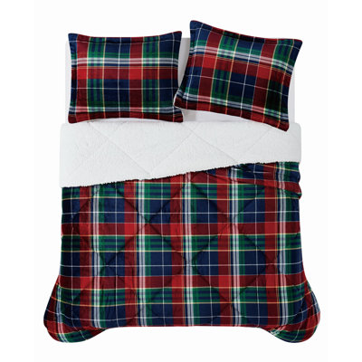 Truly Soft Cuddle Warmth Ivan Plaid Comforter Set