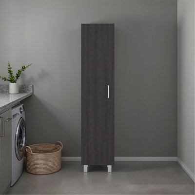 Armoire de rangement avec tablette fixe