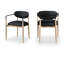 Chaise rembourrée en cuir Riccio-217157791-217157780