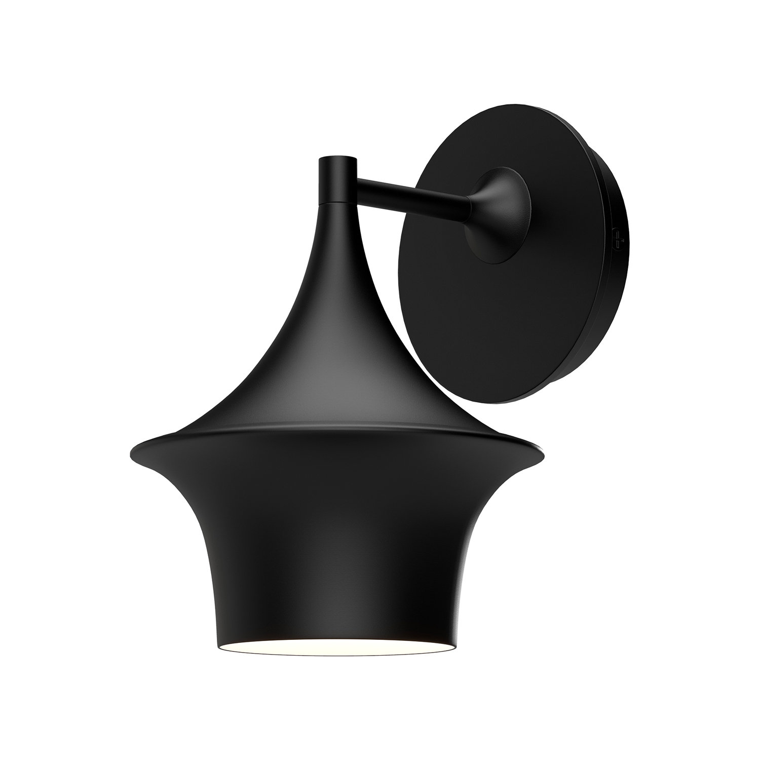 Alexia Single Vanity Light, Matte Black
