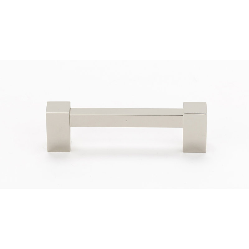 Poignée barre Contemporary II, Nickel poli, 3.5"