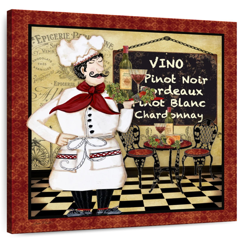 Yarlin Bistro Chef, 36" H x 36" W